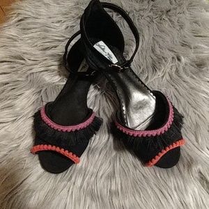 Vintage Fringe & Pom Pom Flats